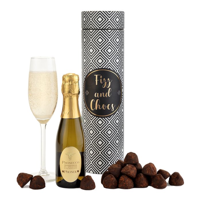 Fizz 20cl and Chocolate Truffle Gift Set Moonpig